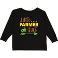 thumbnail image 3 of Inktastic Little Farmer Girl Girls Long Sleeve Toddler T-Shirt, 3 of 5