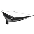 thumbnail image 4 of ToppiJoy Camping Hammock with Mosquito Net, Portable Double Single Hammock Hold up 200kg, Outdoor Mosquito Net for Camping Backpacking Backyard Hiking(Black, Grey), 4 of 27