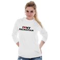 thumbnail image 2 of Dogs Long Sleeve T-Shirts Tee For Women Love My Dalmatian Dog Lady Parent Pet Owner, 2 of 2
