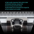 thumbnail image 4 of Furzone Detachable Blade - Size 10FW Blade 1/16", Made of Extra Durable Japanese Steel, Compatible with Most Andis, Oster, Wahl A5 Clippers, 4 of 5