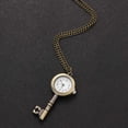 thumbnail image 2 of Miangastore Collier Montre Vintage Rétro Bronze Quartz avec Porte-Clés Couleur Café, 2 of 8