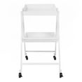 thumbnail image 3 of Furniture of America Perth Modern Metal 2-Shelf Serving Cart, White, 3 of 5