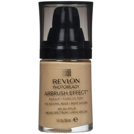 Revlon Photoready Airbrush Effect Makeup Foundation Natural Beige #005 + Facial Hair Remover Spring