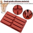 thumbnail image 2 of Molde de Silicona para Galletas con Dedos de 2 Uds, Molde para Hornear Barras de Cereales con 8 Cavidades, Molde para Barras de Chocolate, para Dulces, Pan, Muffins y Jabón, 2 of 5