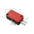thumbnail image 6 of 10Pcs Microswitches for Arcade Push Button 3-Pin Switches Replacement Part, Plastic, 6 of 6