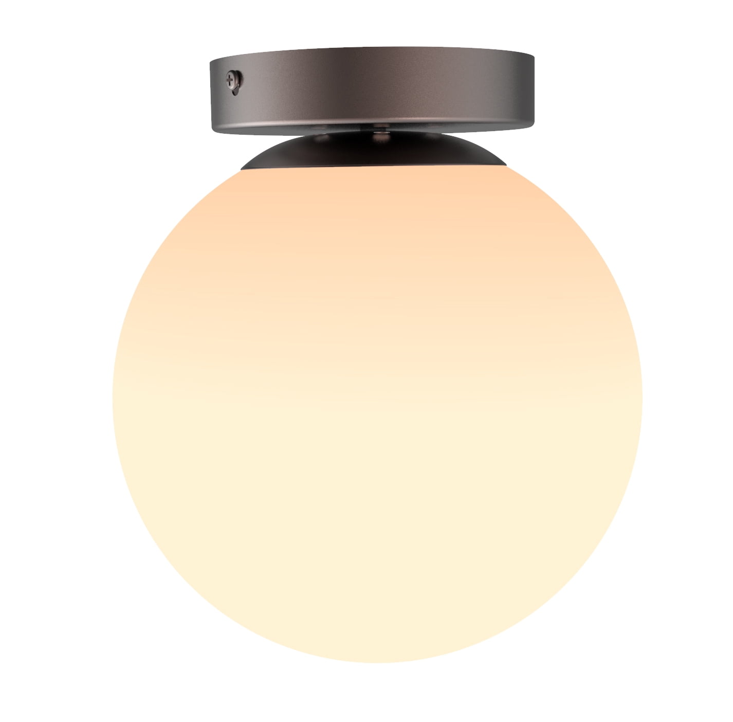 Better Homes & Gardens 8" Classic Black Ceiling Light, E26 Socketed Base, LED Light Bulb Included