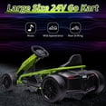 thumbnail image 7 of Ride On Go Kart for Kids, 24V 9Ah Battery High Speed Drifting Circling Car with 2 x 300W Motors, Slow Start Function and Seat Belt, Music Horn, Ride On Car Racing Toy for Kids 8-12 Years, 7 of 7