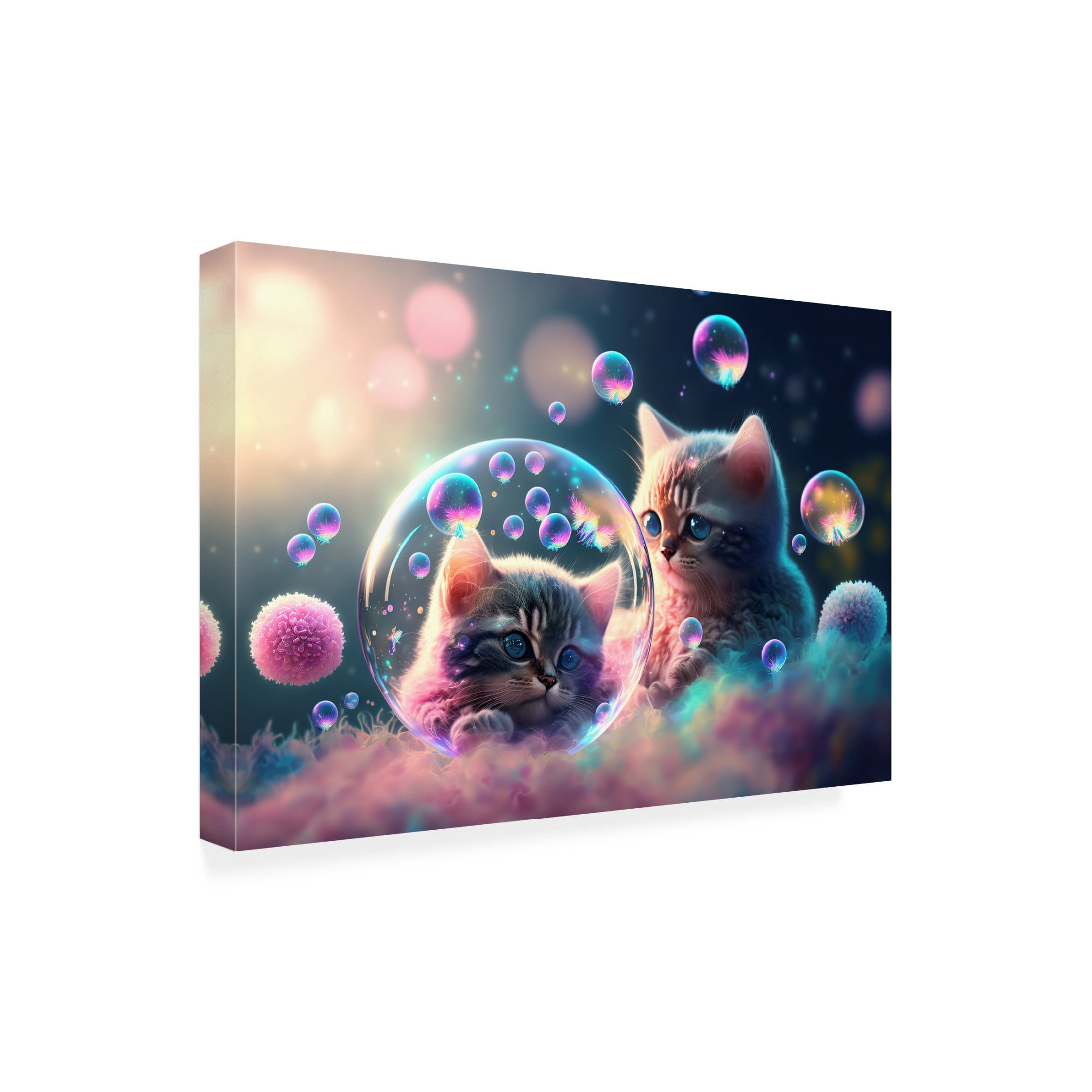 Canvas Wall Art - Ray Heere 'Mystical Morning 6' Wall Art for Living Room, Bedroom, or Office Décor by Trademark Fine Art - 47 x 30 Inches