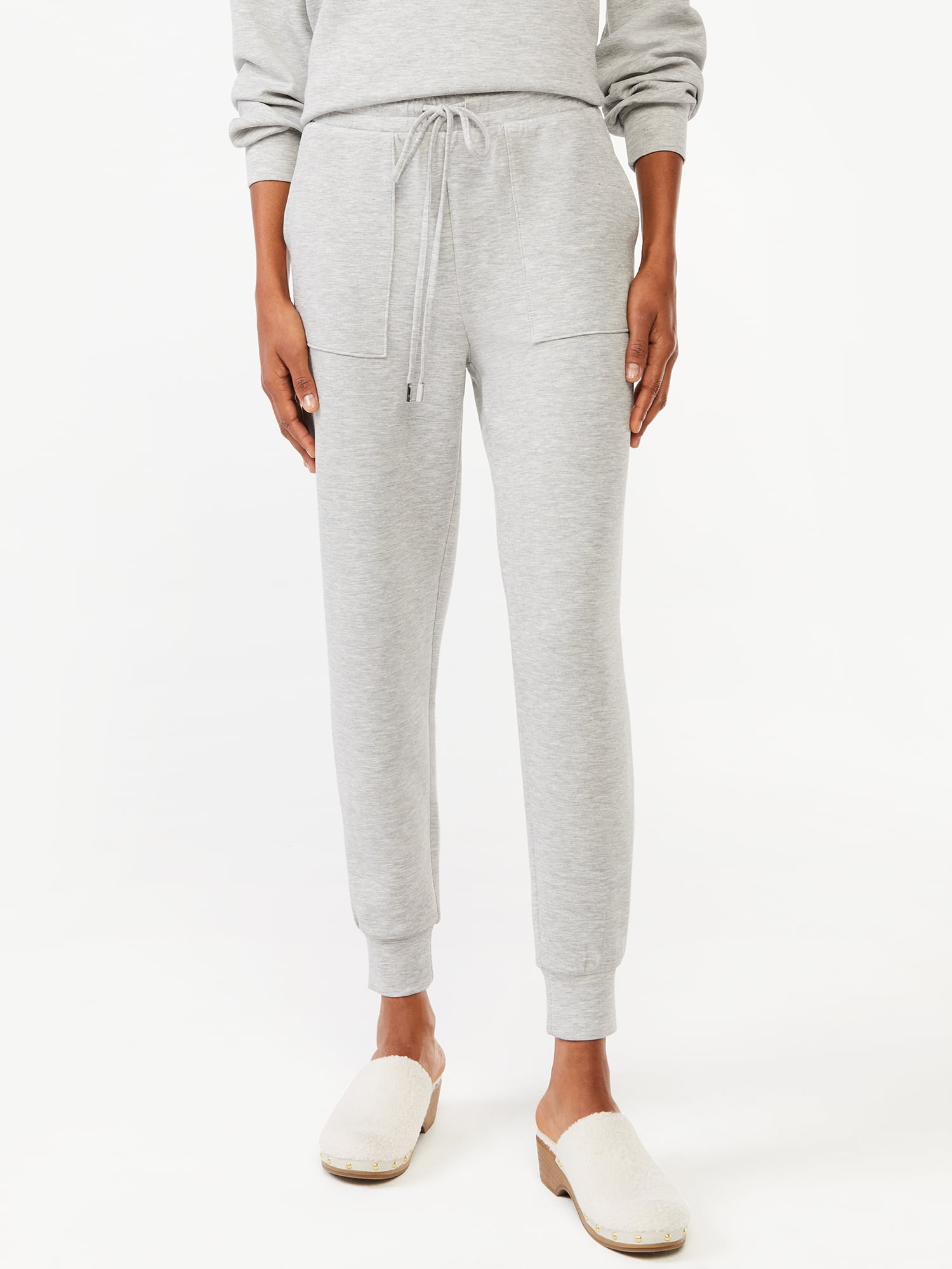 Scoop Women's Scuba Knit Pants with Pockets