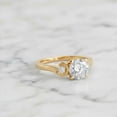 thumbnail image 4 of Mauli Jewels 1/2 Carat Halo Diamond Engagement Ring for Women in 10K Solid Yellow Gold, 4-Prong Bridal Wedding Proposal Ring, 4 of 8