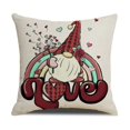 thumbnail image 5 of PRIYAL Happy Valentines Day Pillow Covers 18X18 inch Set of 4 for Valentines Decor For Valentines Day Throw Pillows Decorative Cushion Cases Valentine Decorations, 5 of 8