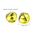 thumbnail image 2 of 8mm Jingle Bells Craft Bells Carbon Steel Electroplating Gold Tone 24 Pack, 2 of 5