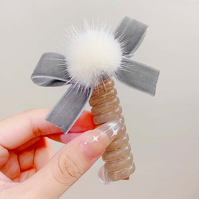 Fiudx Diadema En Lazo, Elegante Lazo En Pelotón En Cable, Teléfono, Goma Resistente En Pelo, Impermeable En Niñas, Accesorio En Pelo Diario, Modal Femenino, Ideal para Nadar y Bañarse, Diseño En Elas