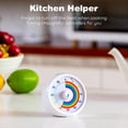 thumbnail image 7 of Visual Timer for Kids – 60-Minute Silent Countdown Desk Timer with Rainbow Pattern for Classroom, Office, Kitchen & Time Management (RL White 1 PC), 7 of 7