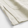 thumbnail image 4 of Mens Big and Tall T-Shirts, Long Sleeve Shirts for Men Fall Casual Lightweight Cotton Linen Solid Color Button Down Tshirts, 4 of 6