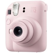 FUJIFILM INSTAX MINI 12 Instant Film Camera Bundle – Blossom Pink with 40 Sheets Instax Mini Film, Camera Case & Microfiber Cleaning Cloth