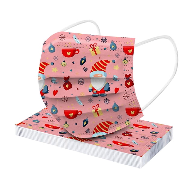 Máscara desechable HUOGUO Christmas Children de 3 capas