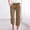 Brown#womens cotton linen pants, variant on Moxiu Womens Capri Pants 2025 Knee Length Cotton Linen Capris Summer Straight Leg Loose Beach Bermuda Shorts with Pockets Army Green,M