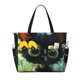 thumbnail image 1 of Easygdp Cute Big-Eyed Black Cat Bolsa de Viaje de Playa de Gran Capacidad, Bolsa Tote Perfecta para la Playa, Escapadas de Fin de Semana y Viajes, 1 of 7