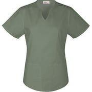 Vital Threads Women's Core Essentials Split V-Neck Scrub Top