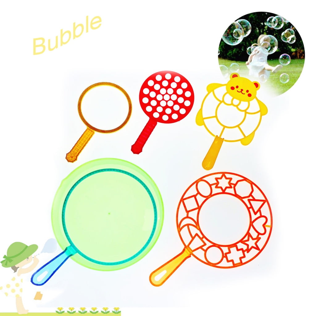 2 Piece Bundle Bubbles Bundle with Bubbles Sticks 6 Pack and Giant Bubble Bat to Make Loads of Colorful Bubbles