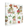 thumbnail image 2 of Trademark Fine Art 'Holiday Paws Step 03A' Canvas Art by Beth Grove, 2 of 4
