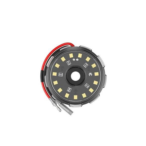 KC Hilites Underbody Light Kit 1358 Cyclone V2; Universal Body Mount; 2.2 Inch Round x 0.53 Inch Depth; Samsung SMD 3035 LED; White Bulbs; Clear Lens; 5 Watt; Single