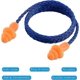 thumbnail image 2 of 100 Pairs Corded Ear Plugs Silicone Noise Reducing Blocking Cancelling Soft Reusable Rubbe, 2 of 5