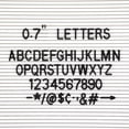 thumbnail image 2 of Letras De 3/4 De Pulgada Para Tableros De Letras Flet, 300 Piezas, Incluidas Letras, Números Y Símbolos Para Tableros De Mensajes De Plástico Intercambiables (Negro), 2 of 5