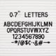 thumbnail image 2 of Letras De 3/4 De Pulgada Para Tableros De Letras Flet, 300 Piezas, Incluidas Letras, Números Y Símbolos Para Tableros De Mensajes De Plástico Intercambiables (Negro), 2 of 5