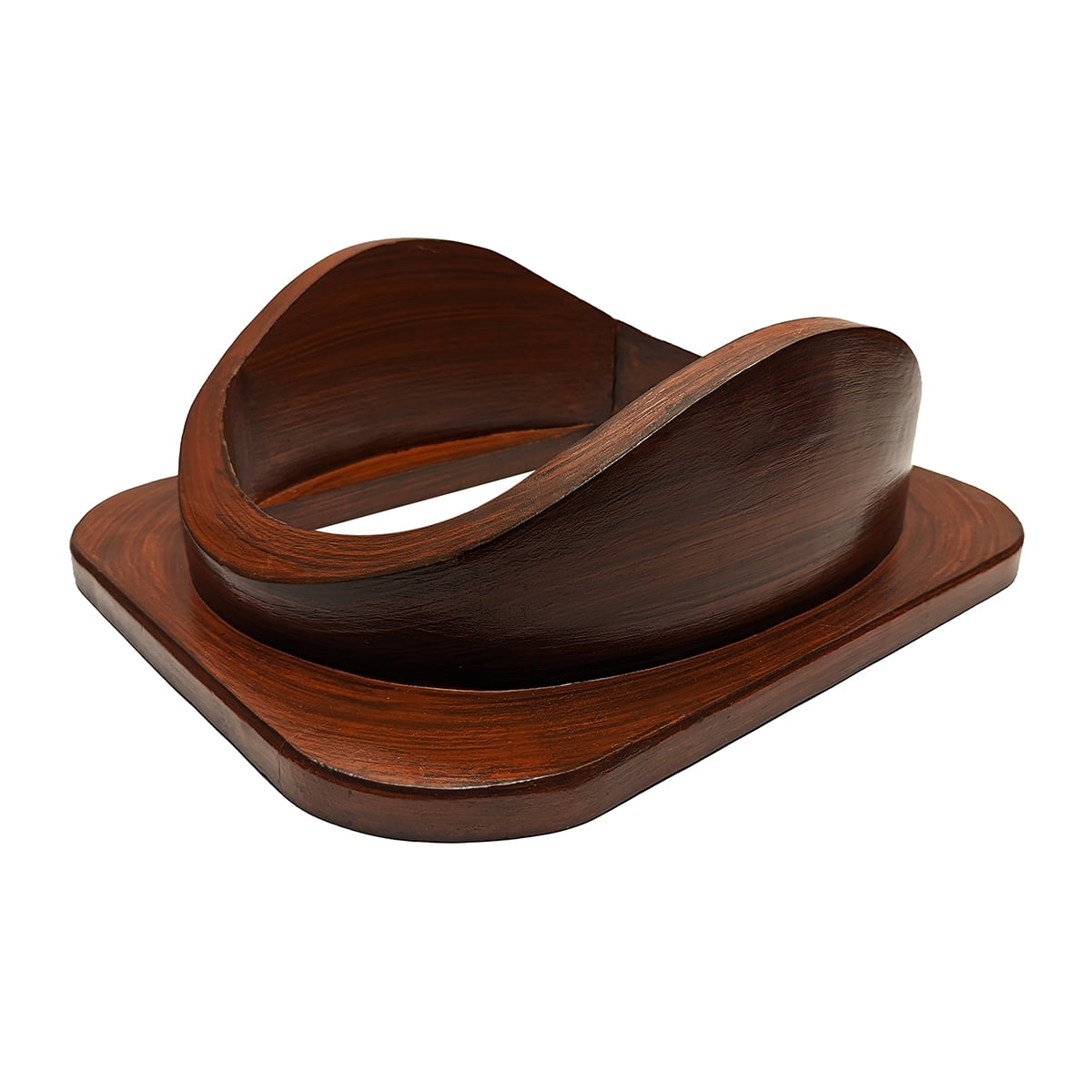 Mark V Diving Helmet Stand Holder Wooden Scuba Dive US Military Display