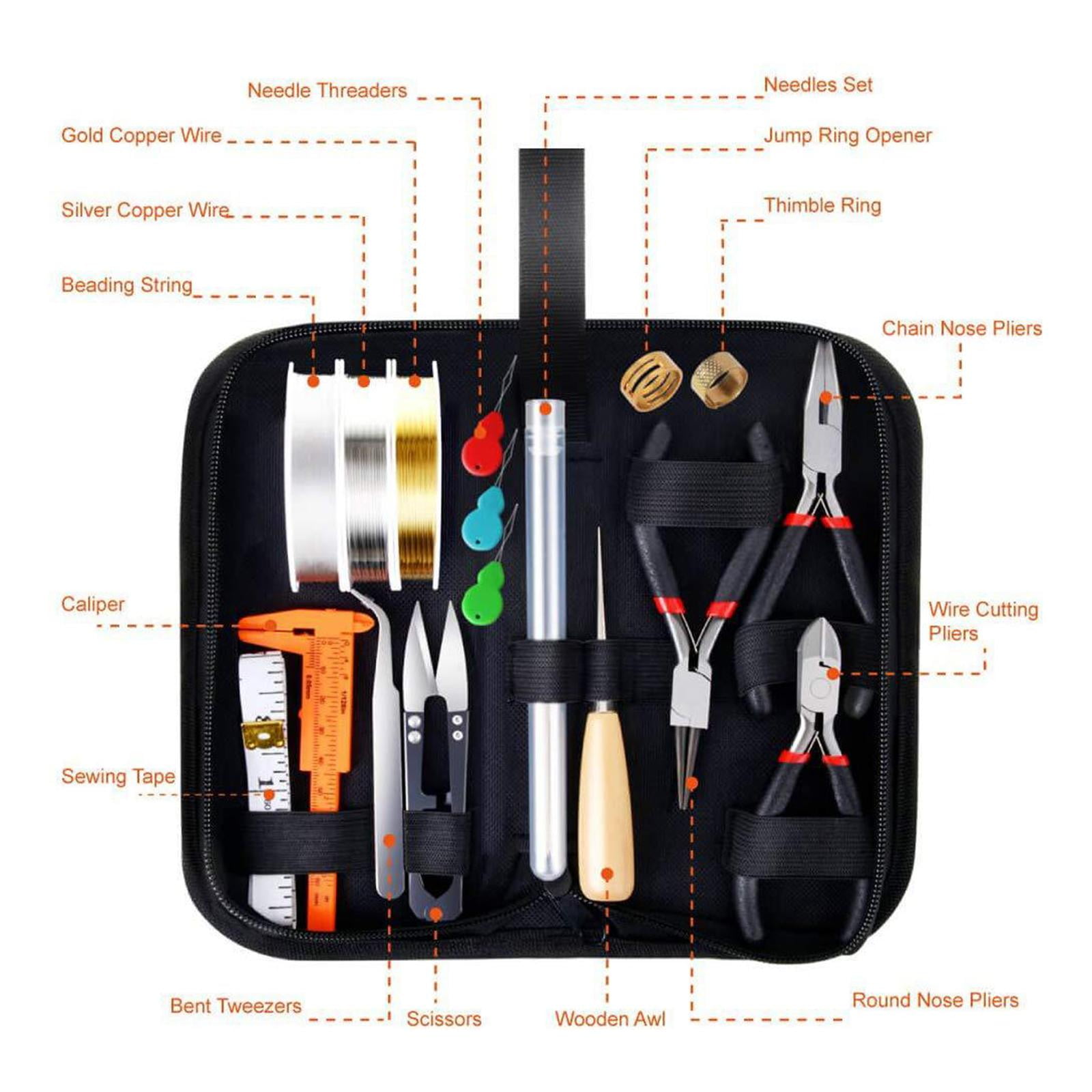 Milageto DIY Wire Jewelry Making Kit, Earring Beading Supplies Necklace, Wrapping Jewelry
