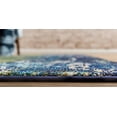 thumbnail image 4 of Unique Loom Estrella Earth Tones Rug 2' 2 x 6' 7 Runner Navy Blue/Green, 4 of 5