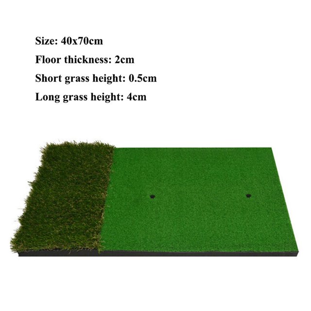 Golf Hitting Mat Golf Training Aids Rubber Grassroots Golf Chipping Driving Cutting Mat