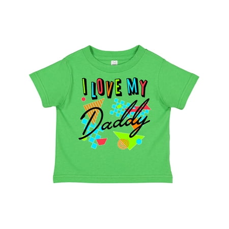 

Inktastic I Love my Daddy- 80s retro style Boys or Girls Toddler T-Shirt