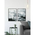 thumbnail image 5 of Black and White Smudges Diptych, 5 of 6