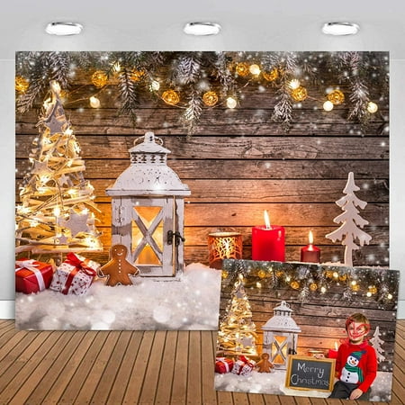 Image of 200 * 150cm Cartoon Christmas Village Photography Backdrop Background Xmas Fairy Tale Animated Kid Christmas Party Photo Booth Banner Supplies