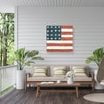 thumbnail image 5 of David Carter Brown 'Americana Quilt IV' Outdoor Canvas 24x24, 5 of 5