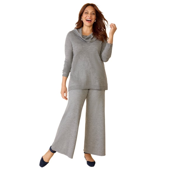 Catherines Women's Plus Size Cashmiracle Cowlneck Sweater