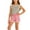.Hot Pink, variant on Agkizg Kids Girls Clothing Set Sleeveless 2 Piece Outfit Solid Top Plaid Shorts Summer Casual Set