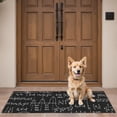 thumbnail image 4 of Math Equations Calculus Symbols Black Pattern Door Rugs,Washable Non Slip Door Mats Indoor,Decorative Door Mats,Entry Mat Indoor for Entrance,Bedroom,Kitchen,Bathroom,16"x47", 4 of 6