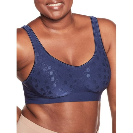 

Women s Bali 3488 Comfort Revolution Shaping Wirefree Bra (In the Navy L)