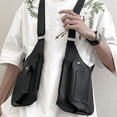 thumbnail image 3 of Guardurnaity Bolso de pecho negro para exteriores con múltiples bolsillos impermeable y correas ajustables bolso de chaleco versátil Bolsas de mensajero y de hombro, 3 of 6