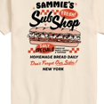 thumbnail image 3 of Instant Message - Sammie's Sub Shop Short Sleeve Graphic T-Shirt, 3 of 6