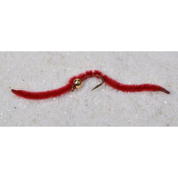 Tungsten Bead San Juan Worm - 12 Count
