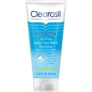 Clearasil Deep Cleanse Sensitive Formula Oil Free Face Wash - 6.5 Fl Oz