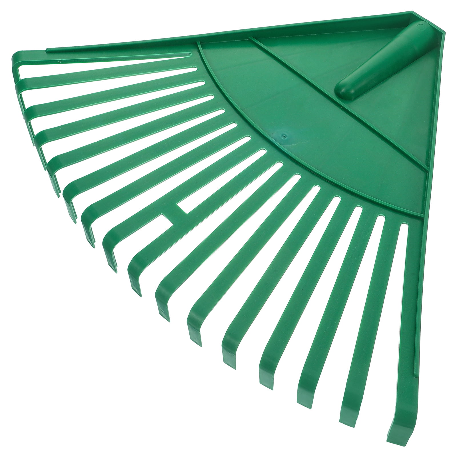 Garden Leaf Rake Rakes for Lawns Heavy Duty Adjustable Short Handled Weeding Green