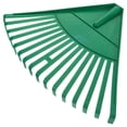 thumbnail image 3 of Garden Pine Needle Rake Portable Plastic Lawn Rake Garden Shrub Rake for Leaves, 3 of 9
