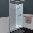 thumbnail image 6 of Miseno MSD6076CLSR-BN 76" High X 60" Wide Frameless Sliding Shower Door - Nickel, 6 of 7