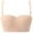 Beige, variant on Utoimkio Bras for Women No Underwire Women Sports Bra No Rims Side Breast Comfortable Breathable Base Top Solid Underwear